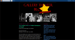 Desktop Screenshot of gallerytheater.blogspot.com