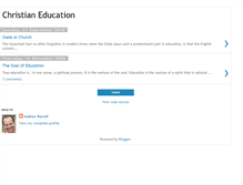 Tablet Screenshot of christianeducationintheuk.blogspot.com