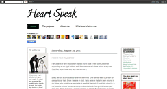 Desktop Screenshot of heartspeakrm.blogspot.com