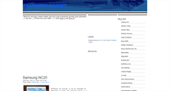 Desktop Screenshot of fantasticgadget.blogspot.com
