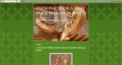 Desktop Screenshot of paksibejalandiway.blogspot.com