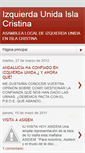 Mobile Screenshot of izquierdaunidaisla.blogspot.com