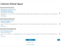 Tablet Screenshot of colonizeorbitalspace.blogspot.com