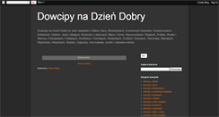 Desktop Screenshot of dowcipynadziendobry.blogspot.com