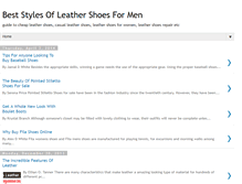 Tablet Screenshot of bestleathershoes.blogspot.com