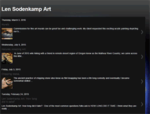 Tablet Screenshot of lensodenkampart.blogspot.com