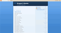 Desktop Screenshot of dragonebooks.blogspot.com