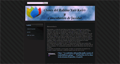 Desktop Screenshot of clases-jasidut.blogspot.com