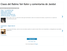 Tablet Screenshot of clases-jasidut.blogspot.com