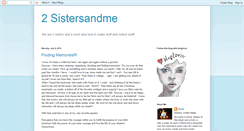 Desktop Screenshot of 2sistersandme.blogspot.com