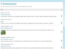 Tablet Screenshot of 2sistersandme.blogspot.com