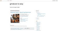 Desktop Screenshot of grindcore-is-sexy.blogspot.com