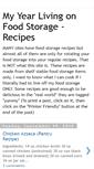 Mobile Screenshot of eatingfoodstoragerecipes.blogspot.com