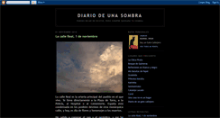 Desktop Screenshot of diariodeunasombra.blogspot.com