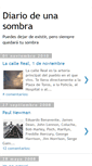 Mobile Screenshot of diariodeunasombra.blogspot.com