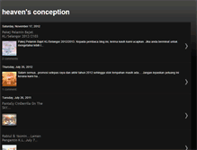 Tablet Screenshot of heavensconception.blogspot.com