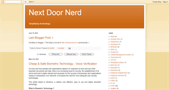 Desktop Screenshot of nextdoornerd.blogspot.com