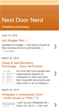 Mobile Screenshot of nextdoornerd.blogspot.com