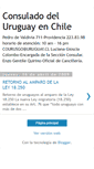 Mobile Screenshot of consuladouruguayoenchile.blogspot.com