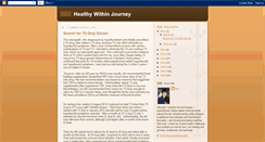 Desktop Screenshot of healthywithin.blogspot.com