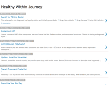 Tablet Screenshot of healthywithin.blogspot.com