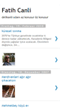 Mobile Screenshot of fatihcanli.blogspot.com