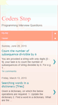 Mobile Screenshot of coders-stop.blogspot.com
