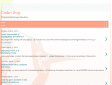 Tablet Screenshot of coders-stop.blogspot.com