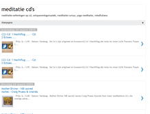 Tablet Screenshot of meditatiecds.blogspot.com