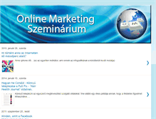 Tablet Screenshot of onlinemarketingszeminarium.blogspot.com