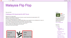 Desktop Screenshot of malaysiaflipflop.blogspot.com