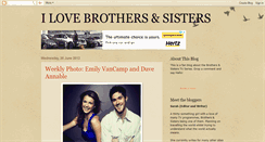 Desktop Screenshot of ilovebrothersandsisters.blogspot.com