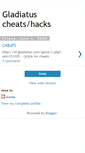 Mobile Screenshot of gladiatuscheat.blogspot.com