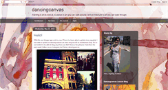 Desktop Screenshot of dancingcanvas.blogspot.com