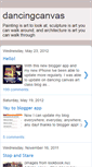 Mobile Screenshot of dancingcanvas.blogspot.com