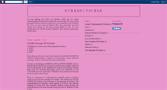 Desktop Screenshot of gurbani-vichar.blogspot.com