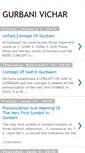 Mobile Screenshot of gurbani-vichar.blogspot.com