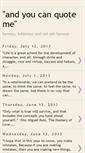 Mobile Screenshot of andyoucanquoteme.blogspot.com