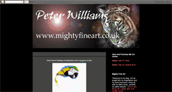 Desktop Screenshot of peter-williams-art.blogspot.com