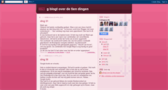 Desktop Screenshot of gblogtoverdetiendingen.blogspot.com