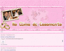 Tablet Screenshot of noclimadecasamento.blogspot.com