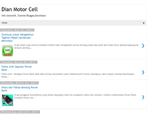Tablet Screenshot of dianmotorcell.blogspot.com