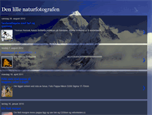 Tablet Screenshot of denlillenaturfotografen.blogspot.com