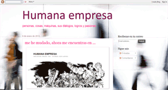 Desktop Screenshot of humanaempresa.blogspot.com