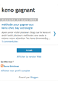 Mobile Screenshot of kenogagnant.blogspot.com