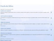 Tablet Screenshot of escoladaafrica.blogspot.com