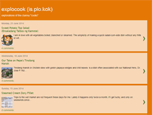 Tablet Screenshot of explocook.blogspot.com