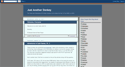 Desktop Screenshot of justanotherdonkey.blogspot.com