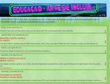 Tablet Screenshot of educacao-artedeincluir.blogspot.com