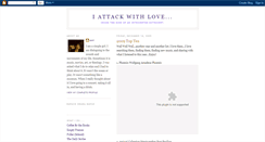Desktop Screenshot of iattackwithlove.blogspot.com